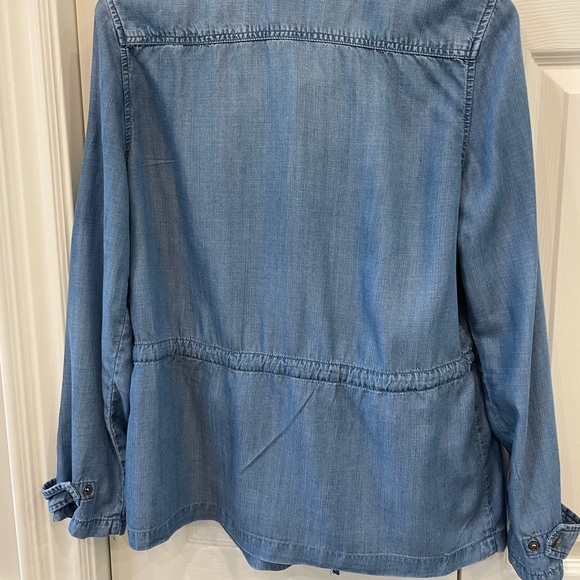 Denim Jean Utility Jacket - size M - Picture 2 of 14